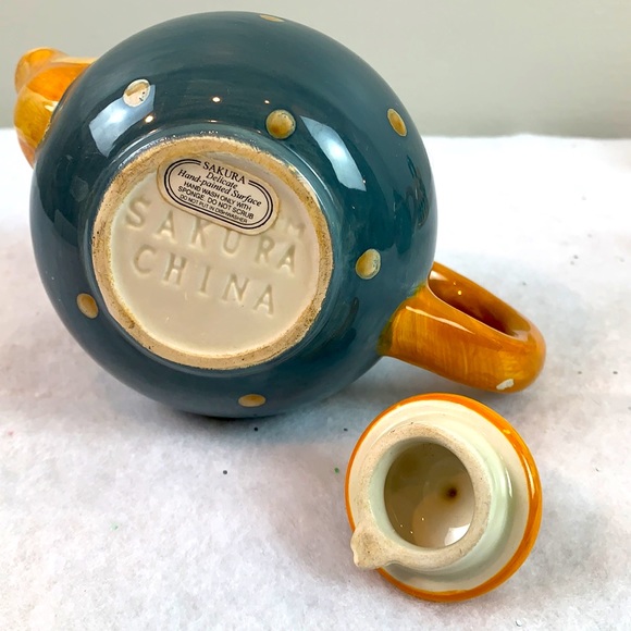 Vintage Debbie Mumm for Sakura Teapot Creamer - Picture 6 of 7